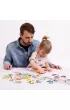 Puzzle progresywne 33 el. Pojazdy na budowie Bright Junior Media