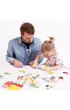 Puzzle progresywne 33 el. Pojazdy na budowie Bright Junior Media