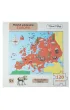 Puzzle edukacyjne 120 el. Europa Mama Maluje