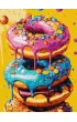 Ideyka Malowanie po numerach - Pyszne p�czki 30x40cm
