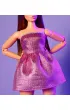 Barbie. Looks 24 Lalka kr�g�a r�owa mini Mattel