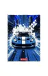 Herlitz Zeszyt A5 Crazy Fast Car z marginesem kratka 32 kartki