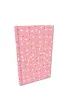 Bee-bee Notes A5 w kratk� Soft Touch Bia�e kwiatki w r�u