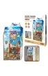 Puzzle Ksi��kowy zak�tek lataj�cy domek Askato
