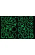 Malowanka 200X190 Kolorowanka z tatua�ami FLUO Magiczne �wi�ta SKRZAT 078862