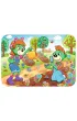 Puzzle drewniane 24 el. Poznaj Rodzin� Treflik�w