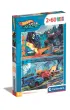 Puzzle 2x60 el. SuperColor. Hot Wheels Clementoni