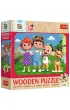 Puzzle drewniane 24 el. Weso�y Cocomelon Trefl