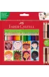 Faber-Castell Kredki tr�jk�tne dwustronne 27 szt.