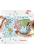 Puzzle 300 el. Odkrywcy Mapa �wiata Bright Junior Media