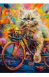 Puzzle 500 el. Kitten`s Floral Ride Castorland