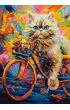 Puzzle 500 el. Kitten`s Floral Ride Castorland