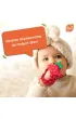 Gryzak silikonowy Razberry Grip, czerwony RazBaby