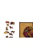 Puzzle 90 drewniane A4 Lew Panta Plast