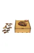 Puzzle 90 drewniane A4 Lew Panta Plast