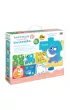 Duuue puzzle z dziurk Zwierzta Bright Junior Media