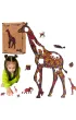 Puzzle drewniane eko 55 el. C�tkowana �yrafa A4 PuzzleOK