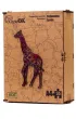 Puzzle drewniane eko 55 el. C�tkowana �yrafa A4 PuzzleOK
