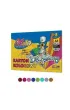 Alfa Pastello Karton brokatowy A4 210g, 8 kolor�w)