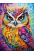 Puzzle 1000 el. PQ Kolorowa sowa Schmidt