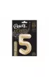 Godan Balon foliowy B&C cyfra 5 szampa�ski 85cm