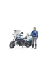 Policjant na motocyklu Scrambler Ducati Ata