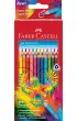 Kredki o��wkowe tr�jk�tne 24kol FABER CASTELL