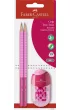 Faber-Castell Zestaw grip 2001 two tone 2 o��wki+temper�wka z gumk� mix kolor�w blister