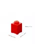 Pojemnik klocek LEGO Brick 1 czerwony