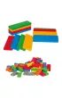 Klocki konstrukcyjne dla najm�odszych Klocki Ceg�y Junior platforma 12 szt + 16 klock�w
