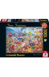 Puzzle 1000 el. Zwierzaki na pla�y Schmidt