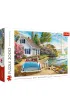 Puzzle 2000 el. Wakacyjna przysta� Trefl