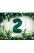 Godan Balon foliowy B&C cyfra 2 ziele� butelkowa 85cm