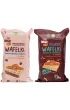 Super Fudgio Zestaw Wafelki z kremem: kakaowo-orzechowe, s�odzone daktylem 2 x 120 g Bio