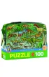 Puzzle 100 el. + Lunch box - Dinosaur Eurographics