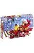 Puzzle 1000 el. Pluszowe misie z czapkami Miko�aja G3