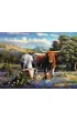Puzzle 2D 500 el. Krowy d�ugorogie Ravensburger