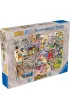 Puzzle 1000 el. Flinstonowie Ravensburger