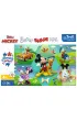 Puzzle 60 el. Super Shape XXL. Myszka Miki Trefl