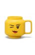 Kubek ceramiczny duża głowa LEGO - Dziewczynka Oczko