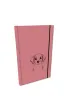 Bee-bee Notes A5 g�adki  z gumk� Soft Touch lakier UV pies labrador brudny r�