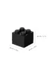 Minipude�ko klocek LEGO 4 Czarne