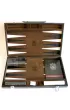 Backgammon wersja LUX czarna