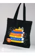 TanioKsi��kowa torba - Books are great 38x42x8 z dnem z przeszycia