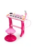 Multistore Keyboard organki pianinko z mikrofonem mp3 r�owe