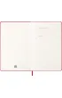 Kalendarz 2026 12M Moleskine L twarda oprawa dzienny Scarlet Red 13x21cm