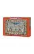 Puzzle 2000 el. Mapa �wiata Castorland
