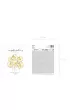 PartyDeco Balony transparentne z konfetti z�ote k�ka 30cm