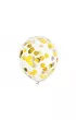 PartyDeco Balony transparentne z konfetti z�ote k�ka 30cm