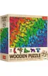 Puzzle drewniane 501 el. T�czowe motyle Trefl